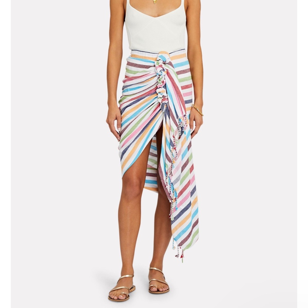 JUST BEE QUEEN Multi Color Tulum Skirt Size Small